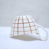 Saucière vintage ceramic pot by the Longchamp manufacture, France
