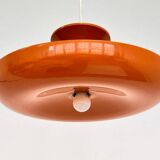 Very rare midcentury orange pendant, Denmark, 1970