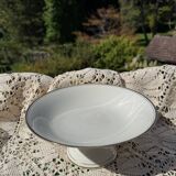 Porcelain fruit bowl, gilded