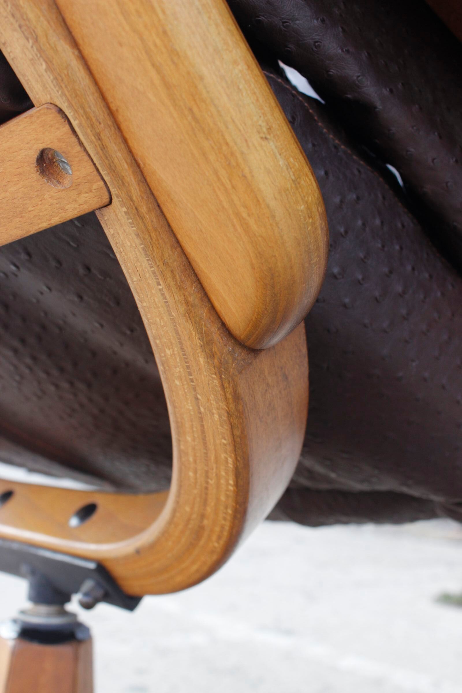 Relaxation armchair & Ottoman Scandinavian design Sweden 1960s