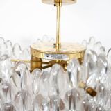 Glass Ceiling Lamp Orrefors Carl Fagerlund