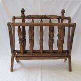 vintage wooden magazine rack n°2