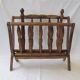 porte-revues en bois vintage n°2