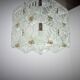 Brutalist glass chandelier by kamenicky senov, 1970s