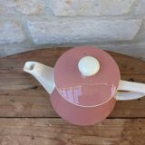 Old Villeroy & Boch Salam pink and cream teapot