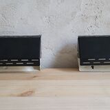 Pair of wall sconces with adjustable shutter