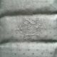 Old embroidered table napkin R S Grey