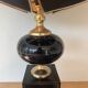 ▪️The Dolphin Lamp Jennings Lotus Lampshade Hollywood Rengency