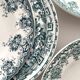 6 mismatched ironstone soup plates from Saint Amand