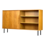 Vintage Oak Sideboard Highboard Shelf WK Möbel Mid-Century