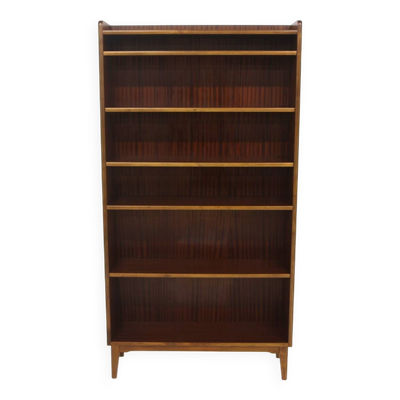 Bibliothèque scandinave en acajou, suède, 1960