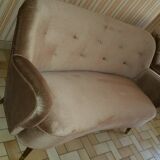 Organic design sofa sofa ARC Rein 50s-60s beige Bronze