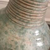 Antique turquoise terracotta vase