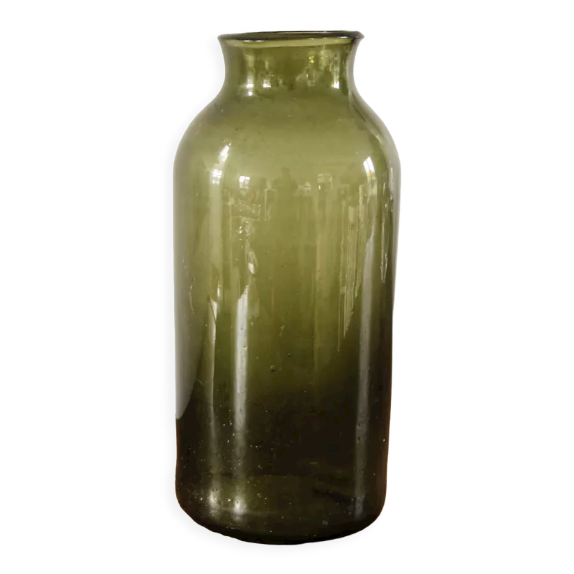 Blown glass truffle jar