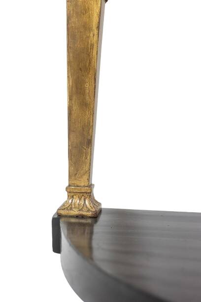 Empire style console with caryatid decoration. Circa 1880.