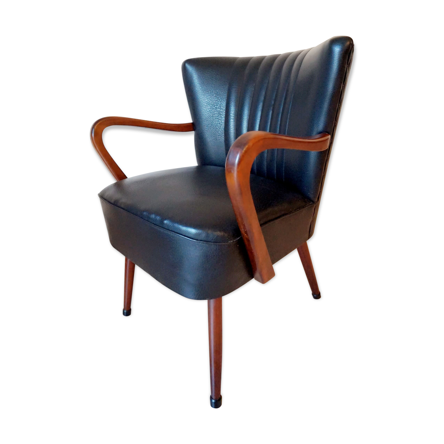 Black cocktail Chair with armrests