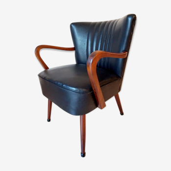 Black cocktail Chair with armrests