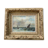 Tableau - Marine - XIXeme cadre doré