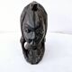 Buste femme africaine en bois d'ébène sculpté à la main art ethnique
