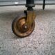 Vintage wheeled bar