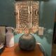 Vintage ceramic ball lamp