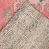 4x7 Red Navy Blue Handmade Turkish Rug, 132x228Cm SK 20526