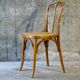 Chaise bistrot cannée Fischel N°113, vers 1925