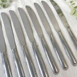 8 vintage stainless steel knives made in France