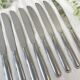 8 vintage stainless steel knives made in France