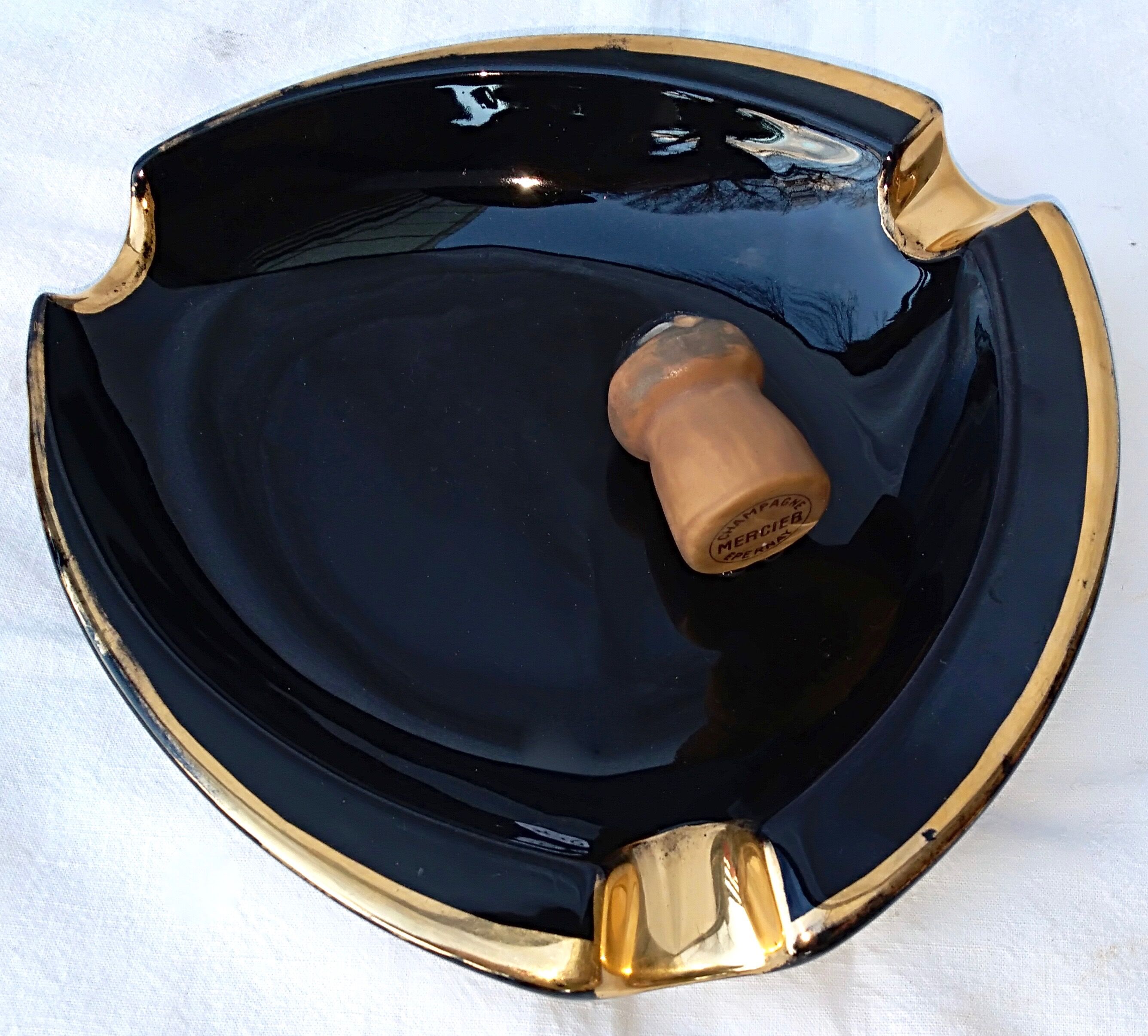former Mercier champagne advertising ashtray