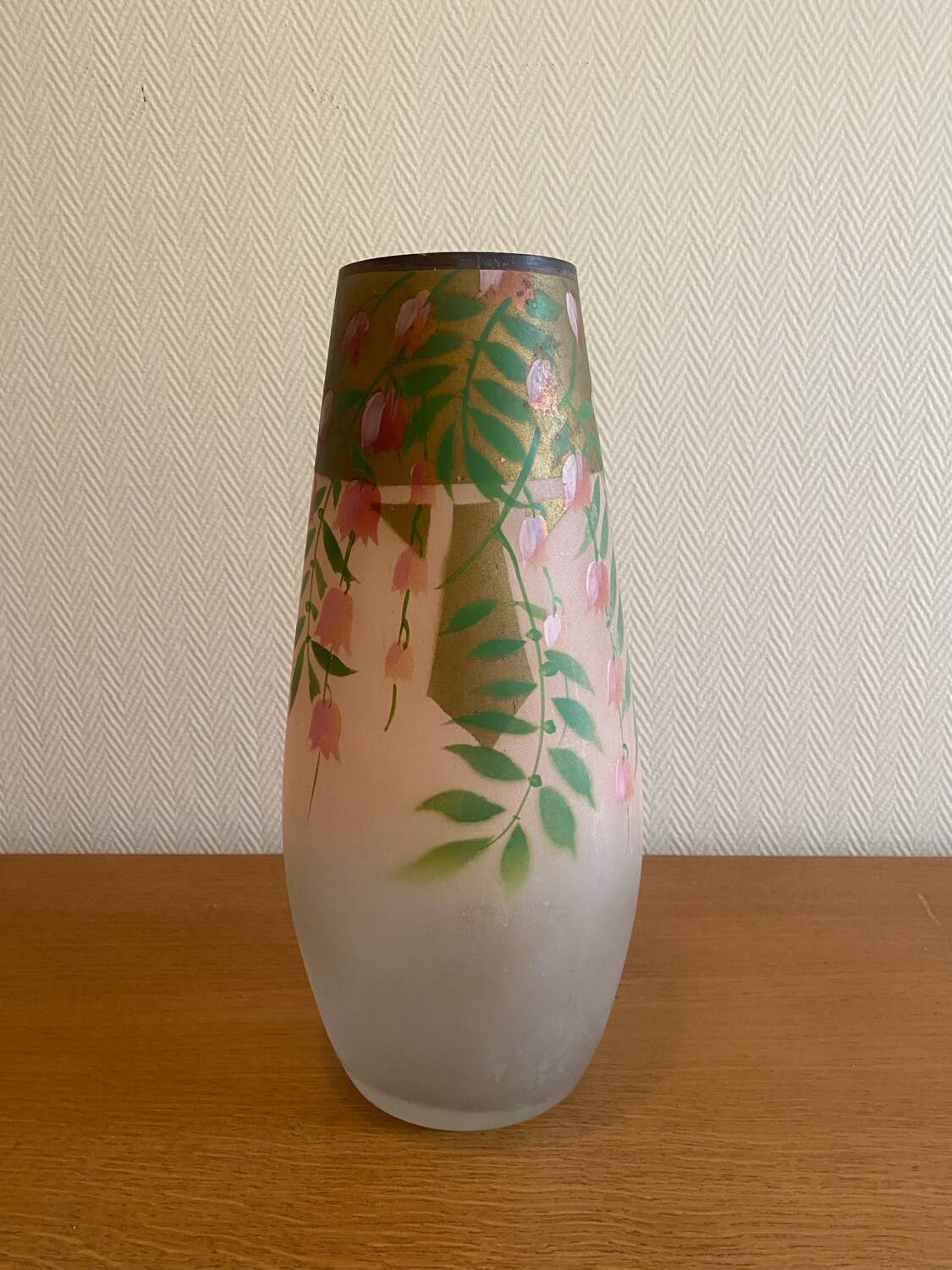 Vase Art déco signé Belval