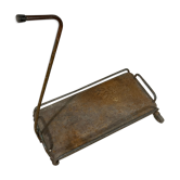 Old factory metal trolley