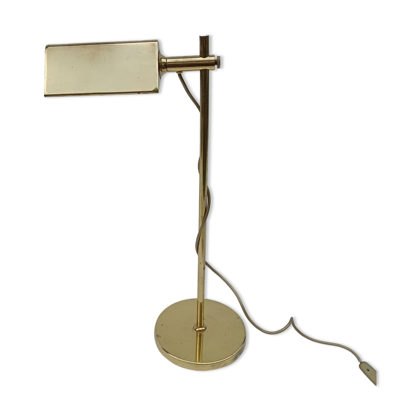 Brass desk lamp from the 70's
