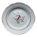 Faience Gien, 3 flat plates, Tokio model