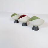 Mid-century modern set of 3 Bahia bowls by Carl-Harry Stålhane, Rörstrand, Sweden.
