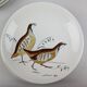Gien service model birds in polychrome earthenware hand painted