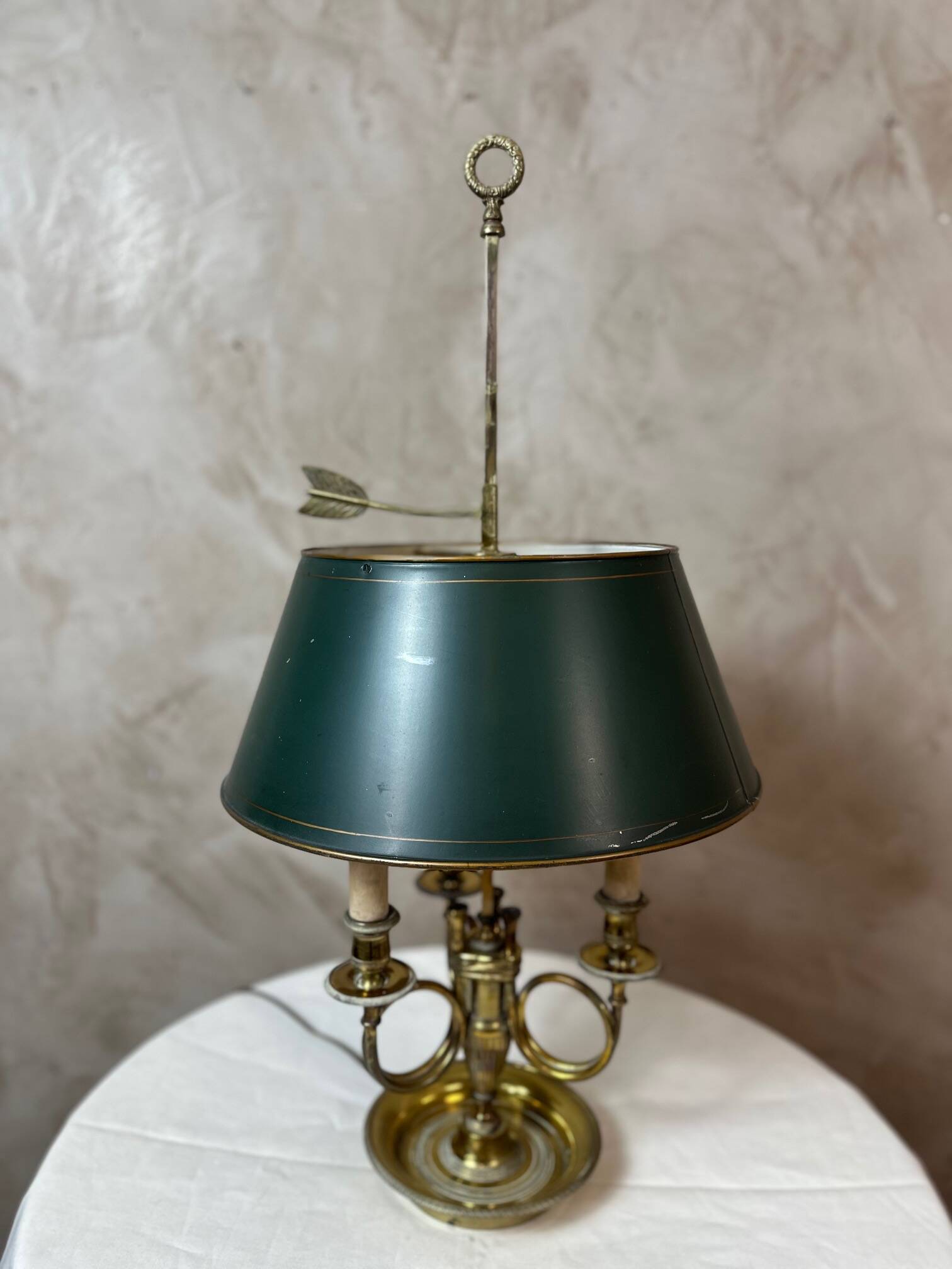 19th-century bouillotte lamp