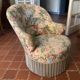 Flowery toad armchair