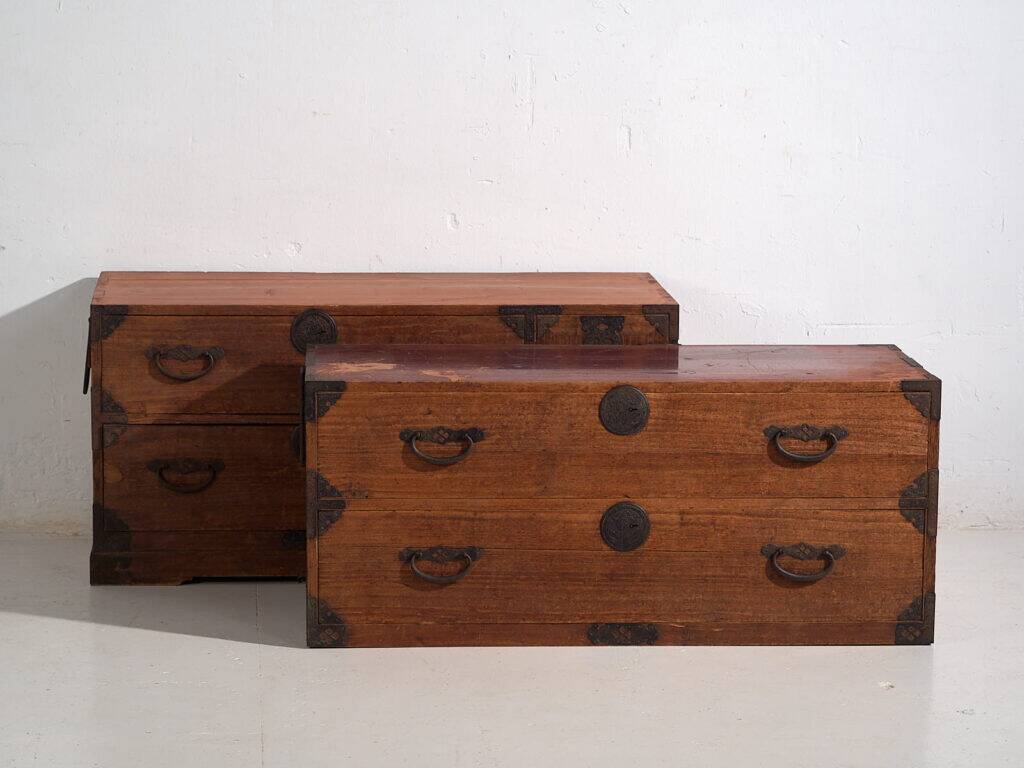 Original Japanese Tansu chest, Edo/Meiji period (circa 1850-1890) #39