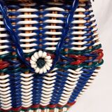 Basket in scoubidou 1960