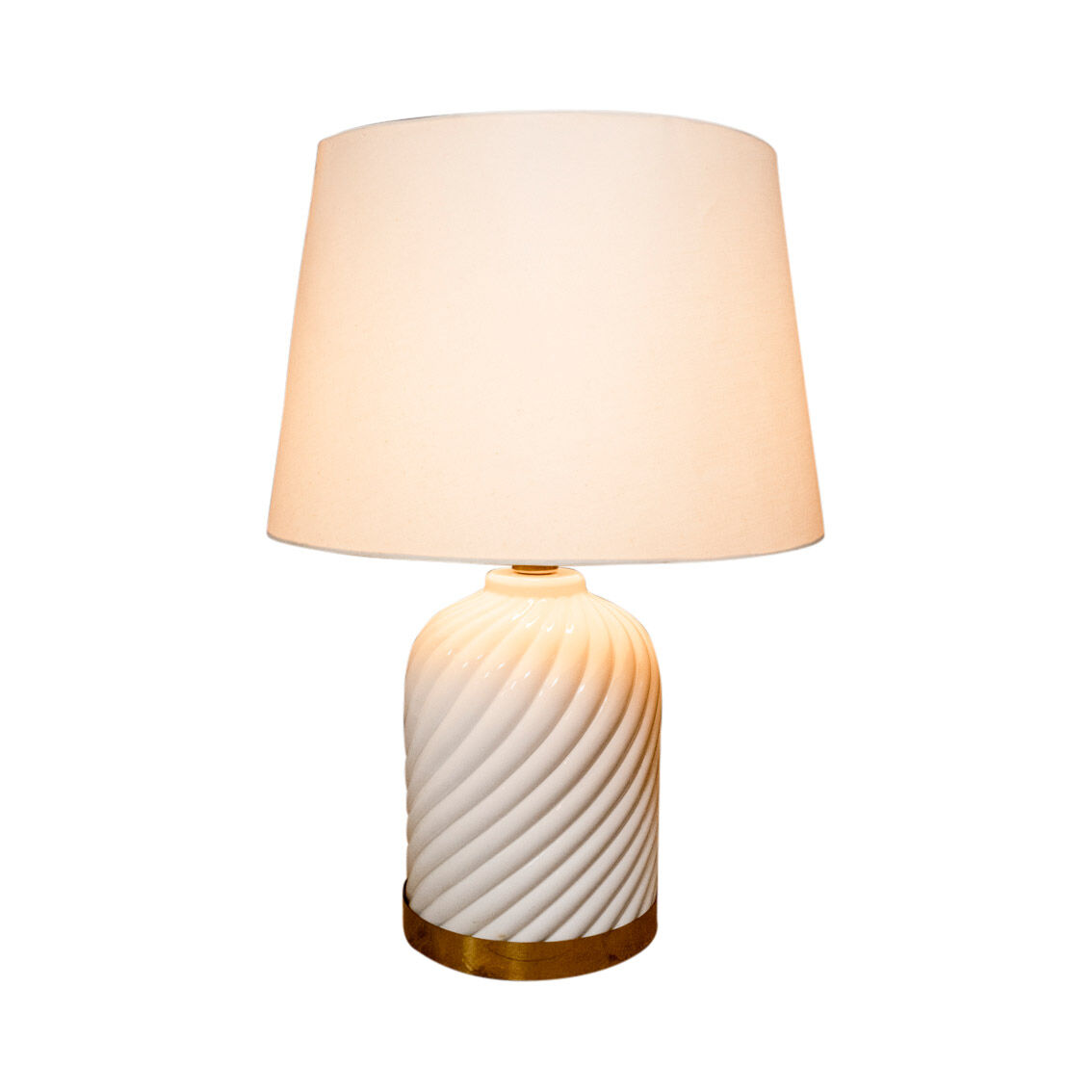 Tommaso Barbi 'Swirl' table lamp from the 70s