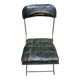 Chaise pliante vintage style industriel vers 1960