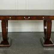 Double-Faced Drawer Desk Art Deco by Theodore Alexander