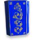 Perfume bottle in porcelain of old paris blue background