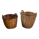 Pop-up Christmas 2022 - Vintage round basket / old basket in Dame-Jeanne