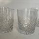 4 cut crystal whisky glasses