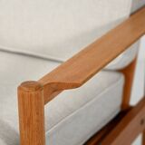 Scandinavian oak armchair, 1950s/60s