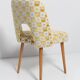 Mustard yellow Shell chair from the mid-century, 1960s