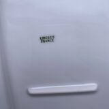 Compartmentalized plates in white Limoges porcelain