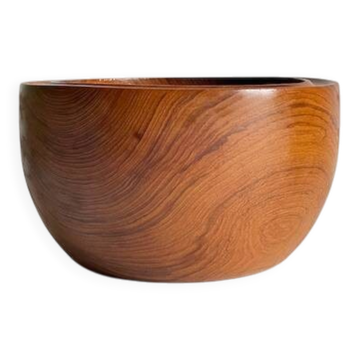 VINTAGE Solid Teak SALAD BOWL